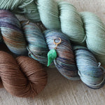 Sakura Collection - Antique Japanese Glass and Bead Stitch Markers