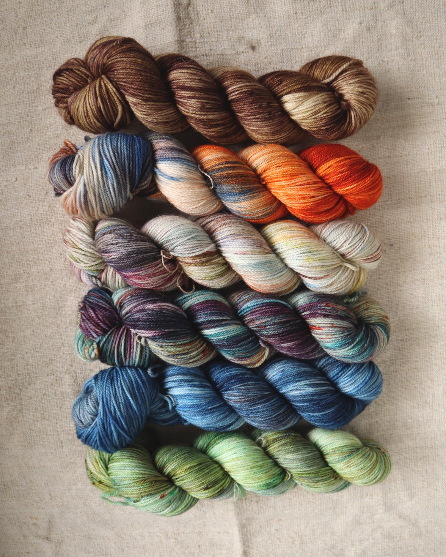 PREORDER - 6PC VARIEGATED SET (50g/100g Skein)