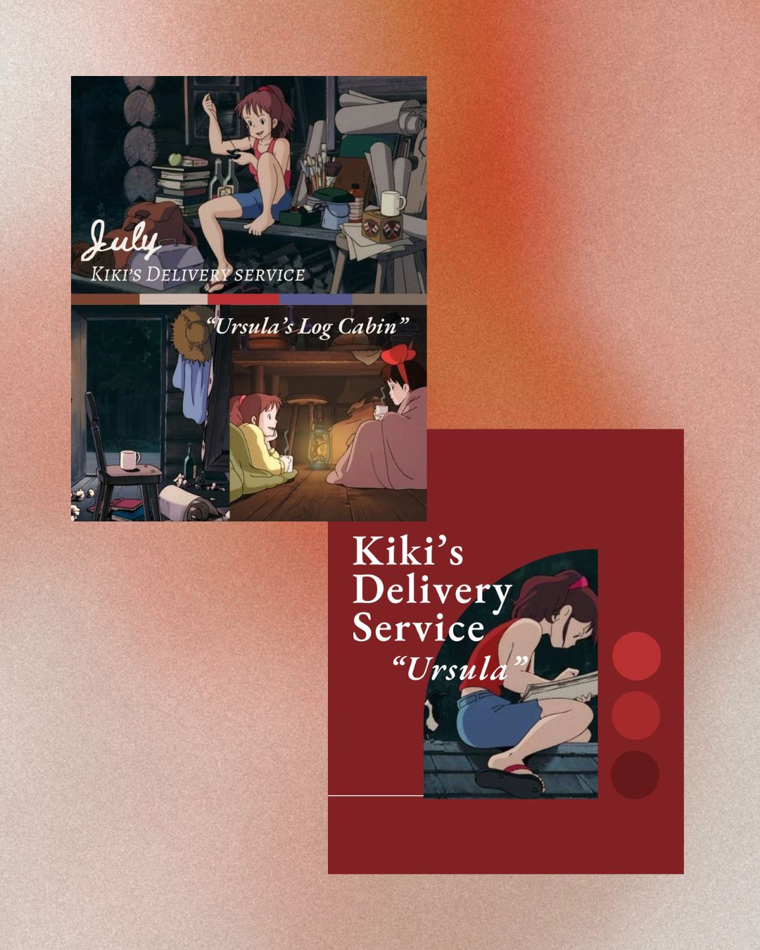 GHIBLI YARN CLUB - KIKI'S DELIVERY SERVICE - JULY SOCK SET