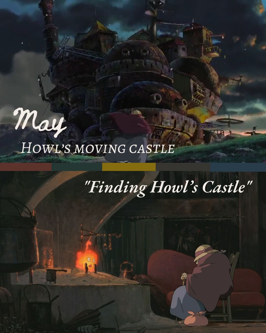 GHIBLI YARN CLUB - HOWL'S MOVING CASTLE - MAY SOCK SET (SHIPS MAY)