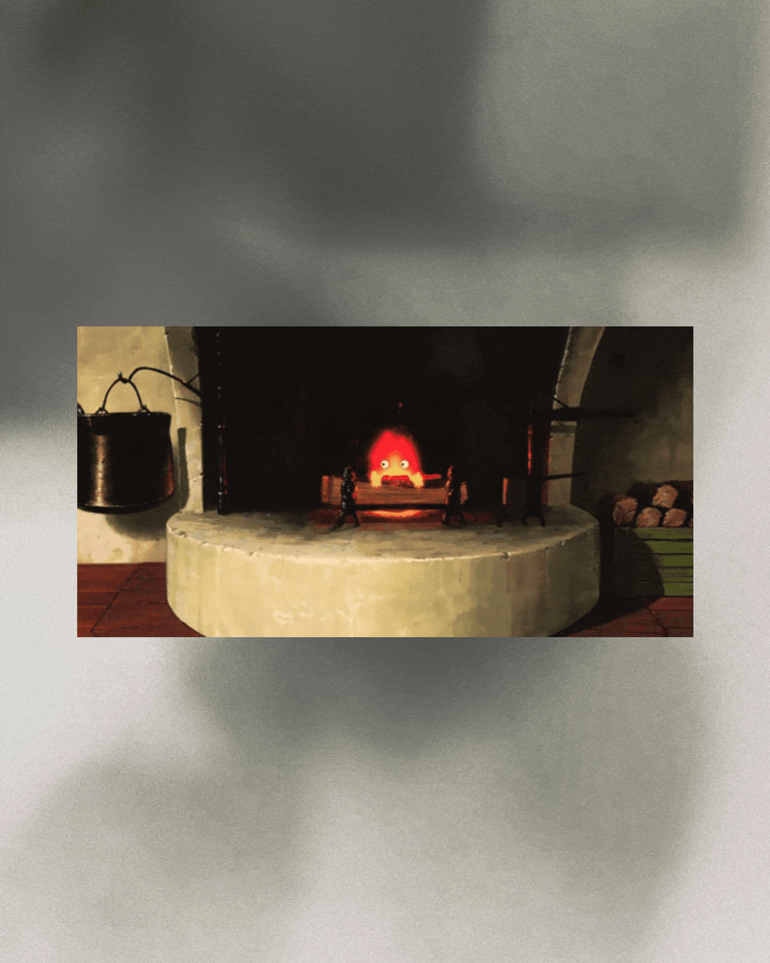 GHIBLI YARN CLUB PREORDER - MAY - CALCIFER'S FIREPLACE (SHIPS JULY)
