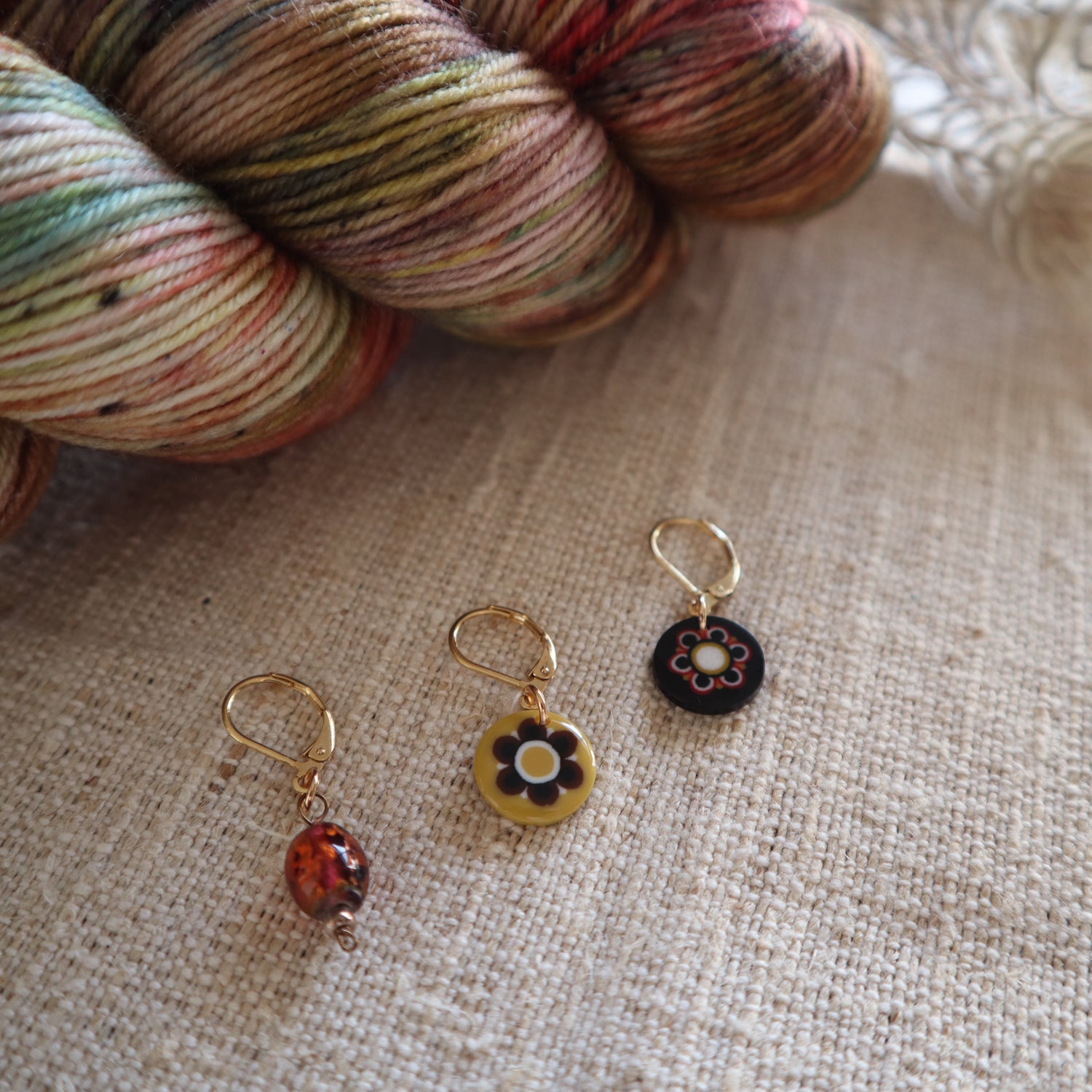 Antique Japanese Bead Stitch Markers