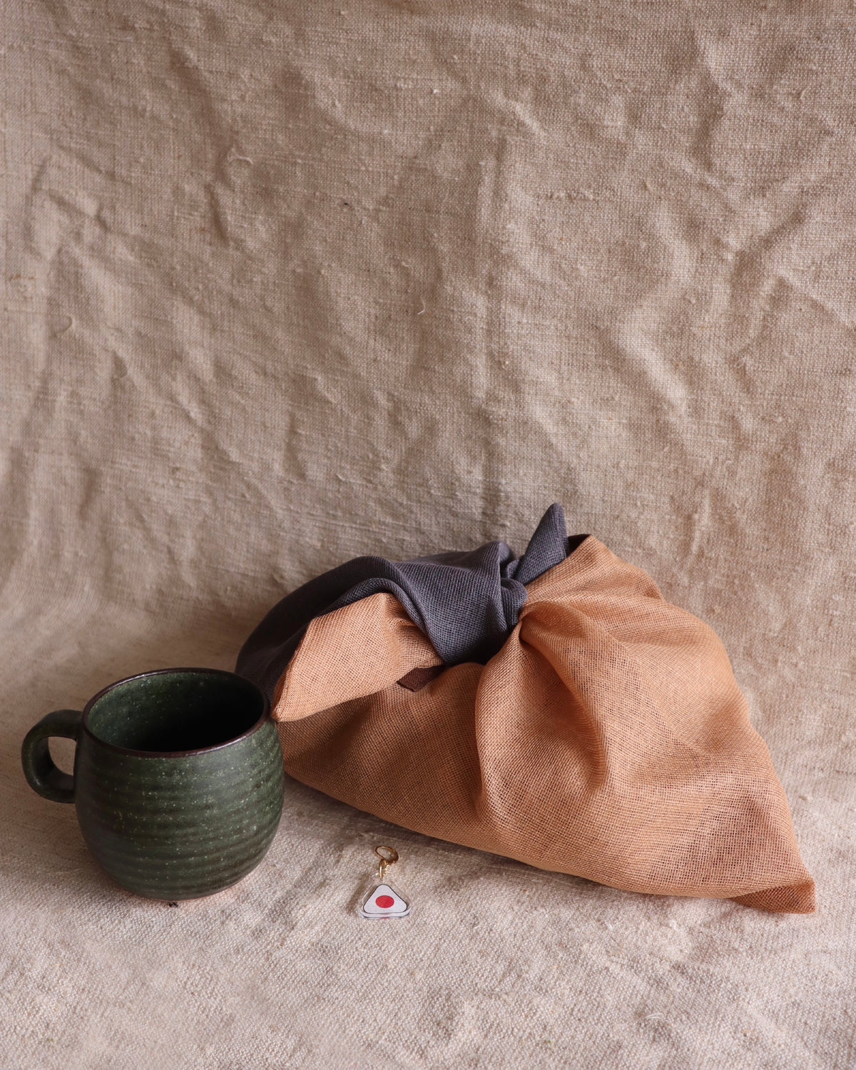 Ready to Ship - Linen Bento Project Bag