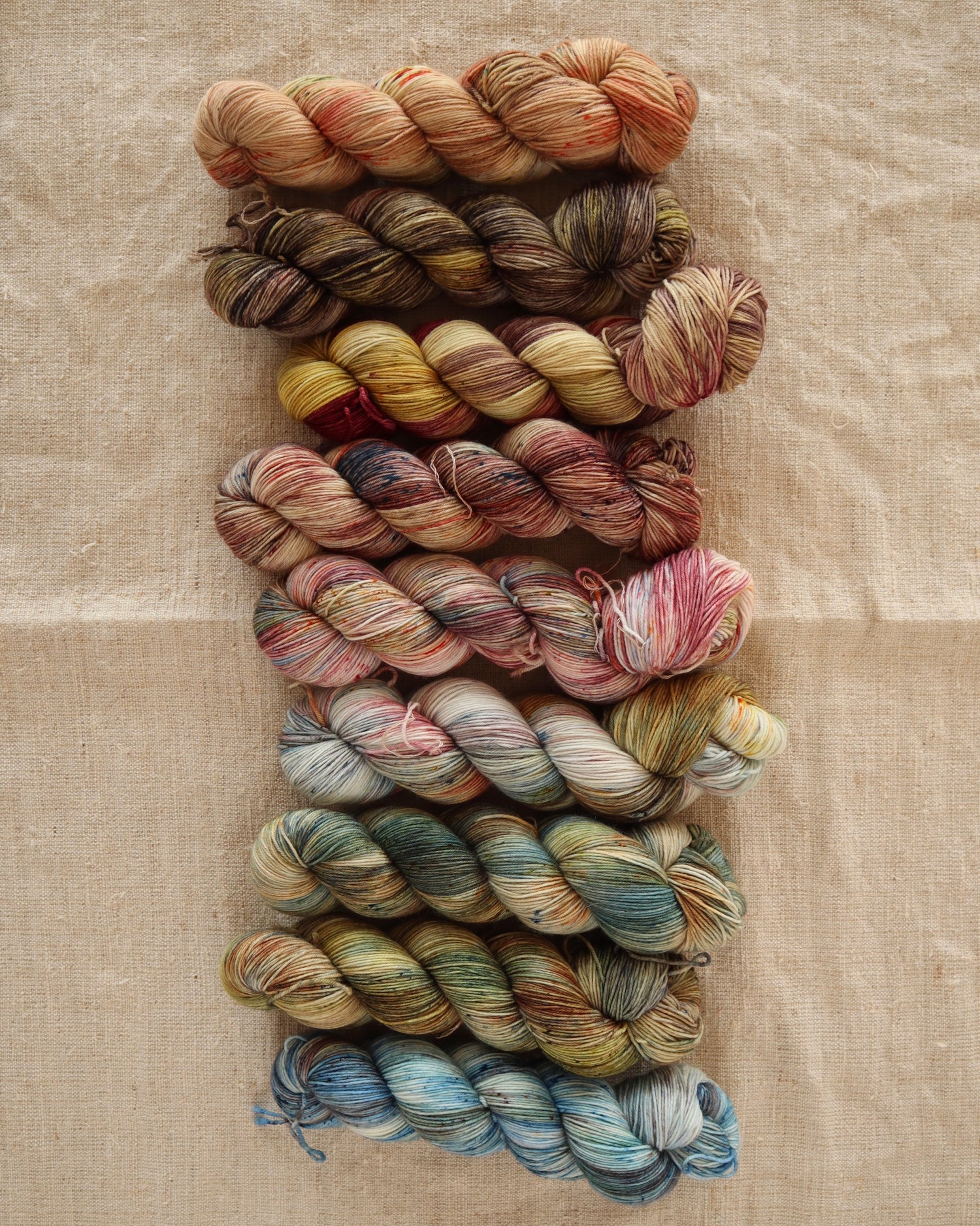 PREORDER - The 9pc Variegated Set (50g/100g Skein)
