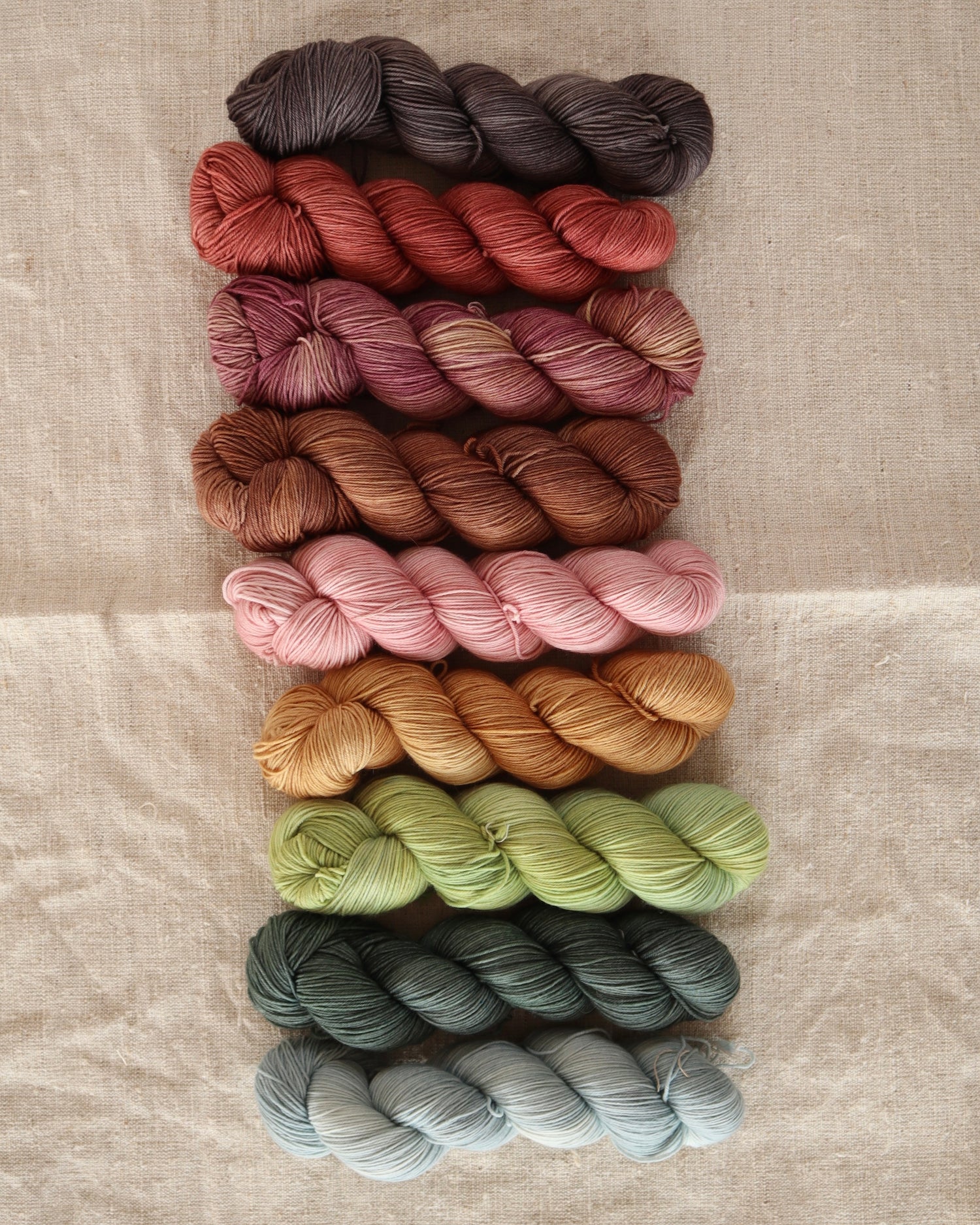 PREORDER - The 9pc Tonal Set (50g/100g Skein)