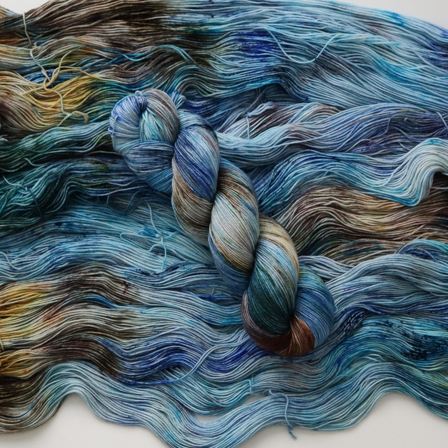 カリフォルニアの海岸 - Superwash Merino Nylon Sock